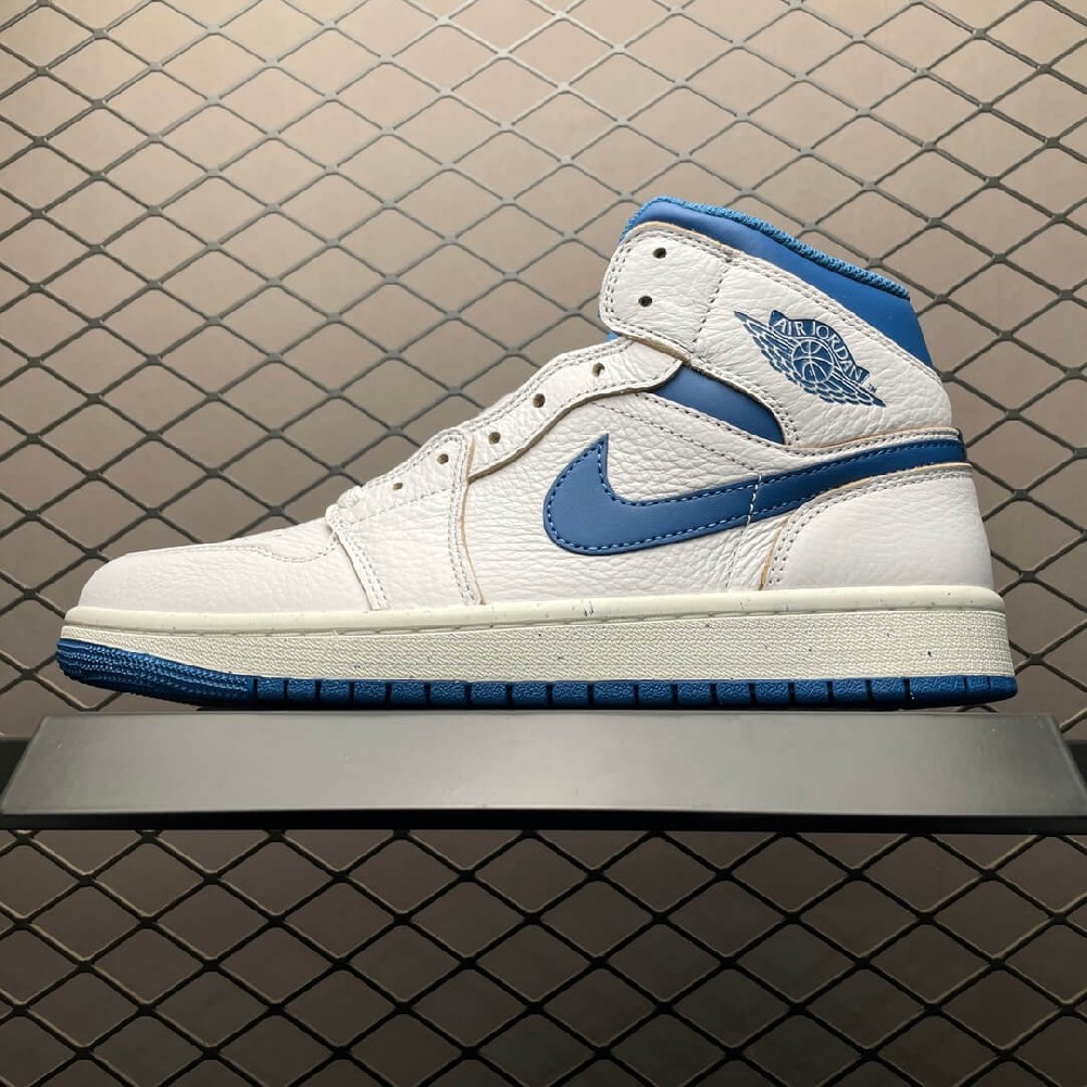 Jordan Air Jordan 1 MID舒适百搭 耐磨透气轻便 中帮 复古篮球鞋