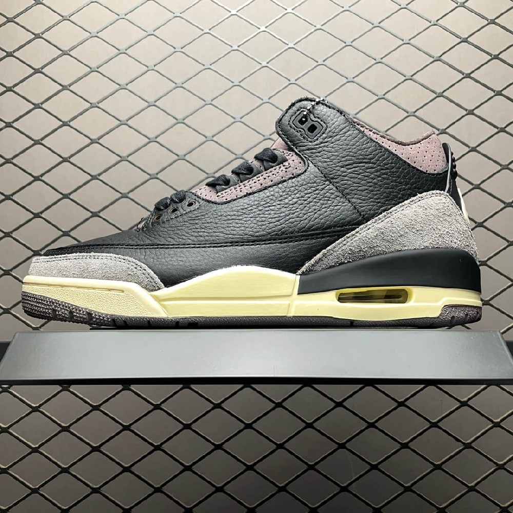 纯原版本 A Ma Maniére x Air Jordan 3 “Black” AJ3 联名文化篮球鞋